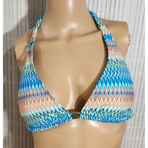 Dorina Bikini Top For Women Size Medium Blue bikini top